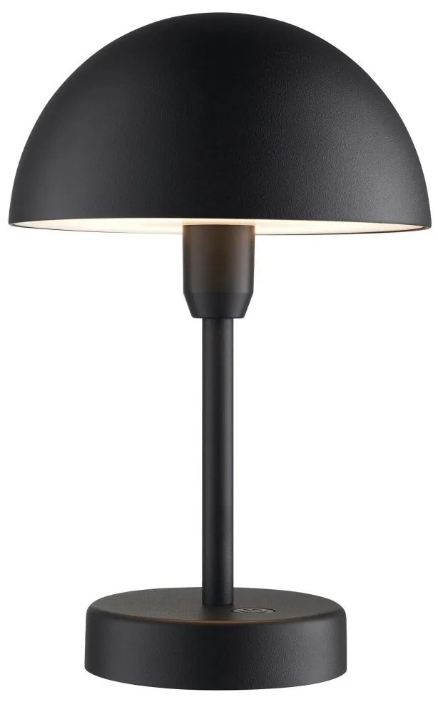 Veioza LED portabila de exterior design nordic IP44 Ellen To-Go Battery negru