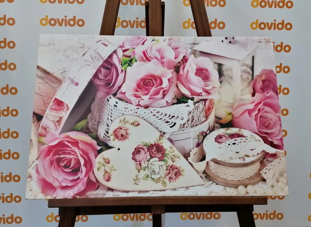 Tablou stilul vintage romantic