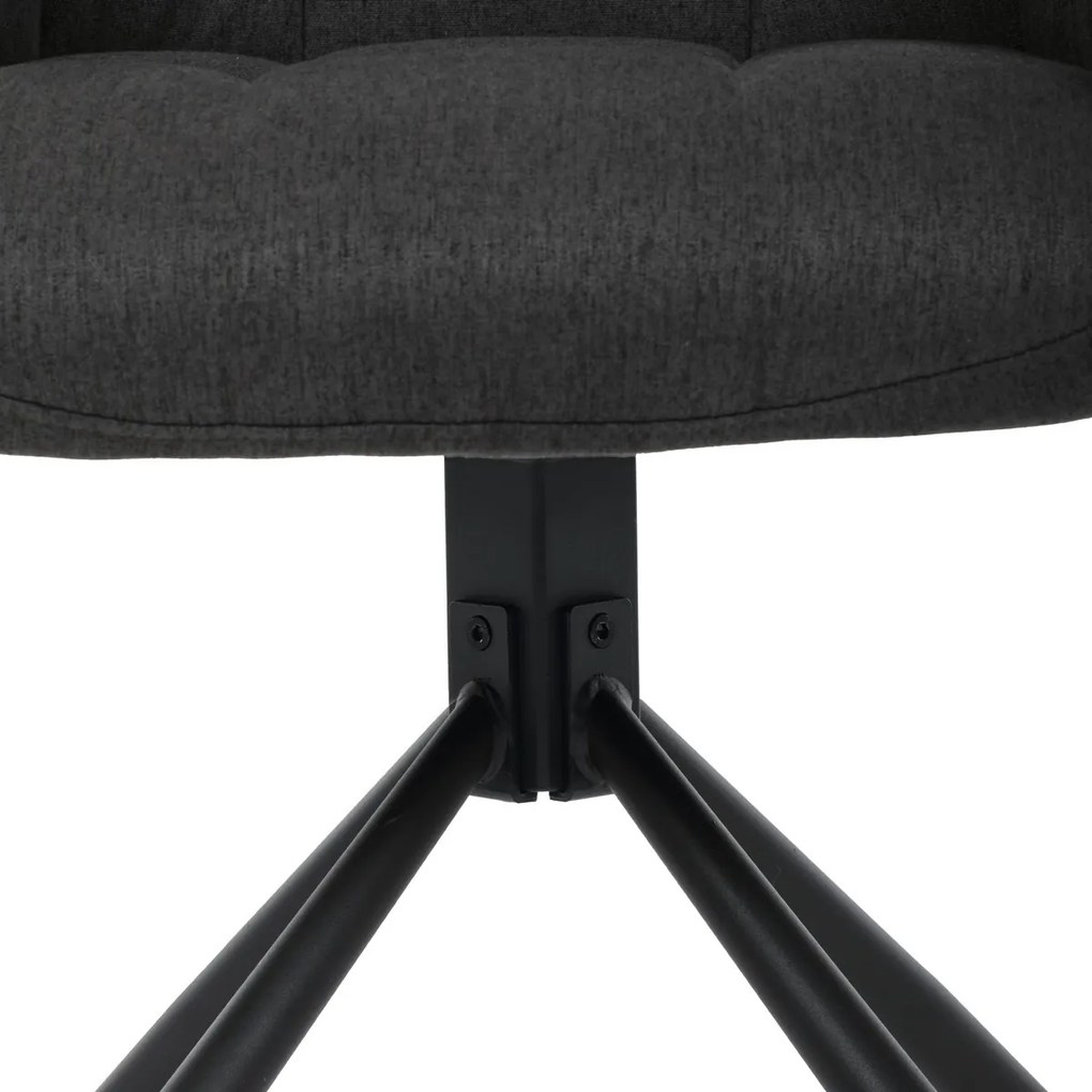 Set de scaune de sufragerie cu mecanism deîntoarcere HC-532 GREY2, 2 buc.
