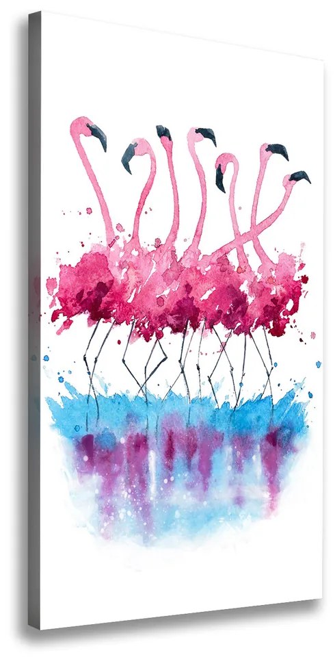 Print pe canvas Flamingos