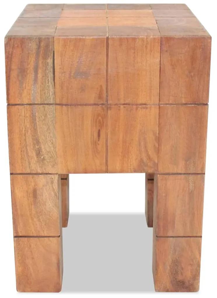 244502 vidaXL Taburet, lemn masiv reciclat