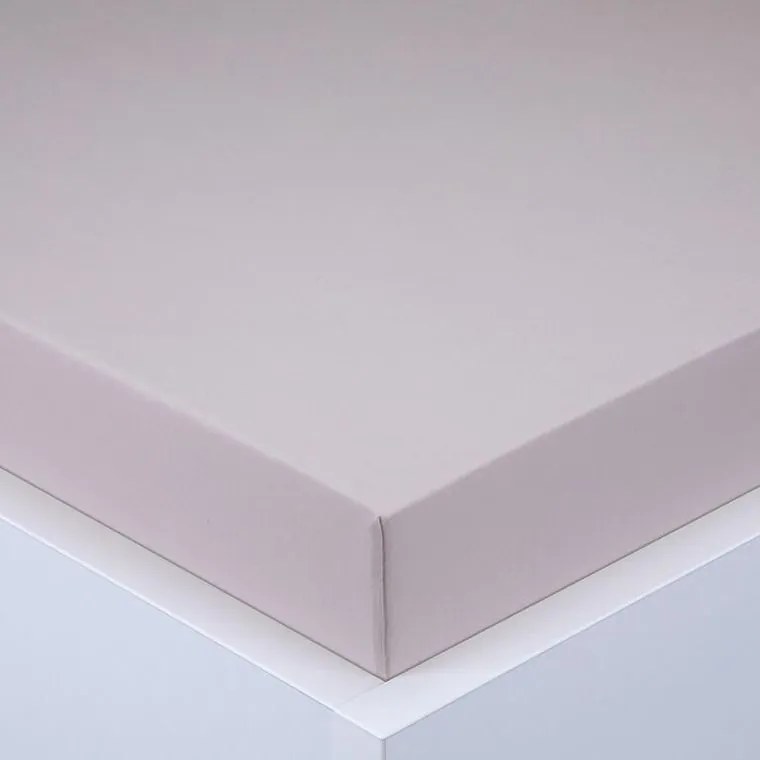 decoDoma Cearşaf cu elastic jersey EXCLUSIVE culoarea cafelei 180 x 200 cm