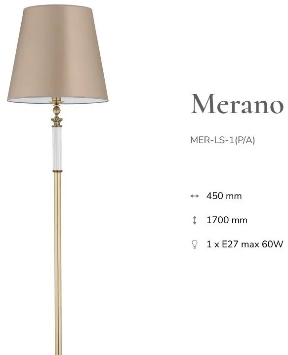 Lampa de podea LUX realizata manual Merano