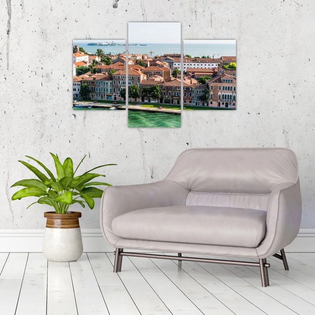 Tablou - Vedere aeriană a orașului (90x60 cm)