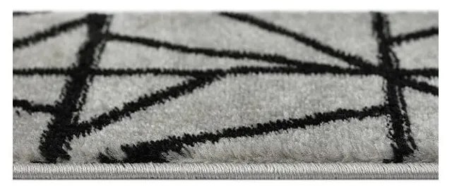 Covorașe pentru scări negre/gri 13 buc. 22x73 cm Striped – Mila Home