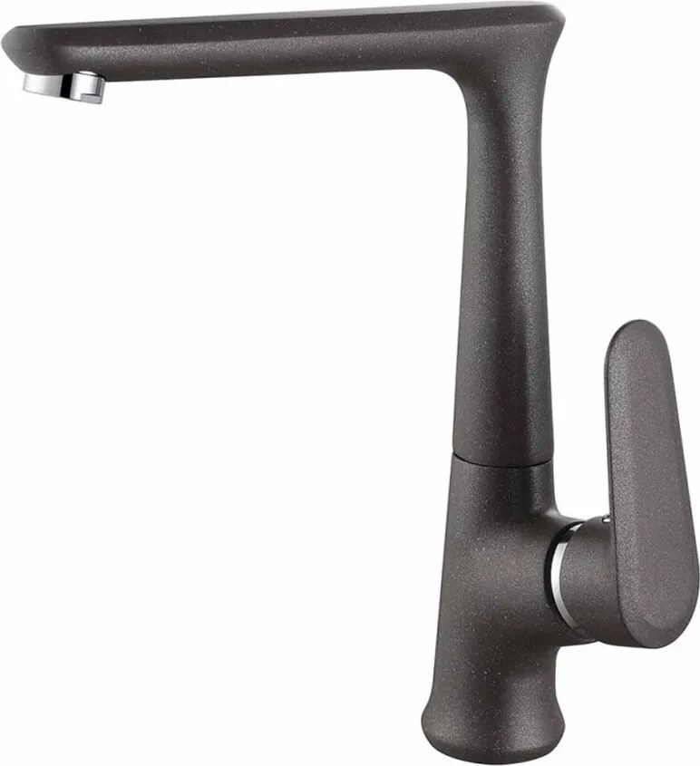 Baterie bucatarie Inter Ceramic monocomanda finisaj gri mat