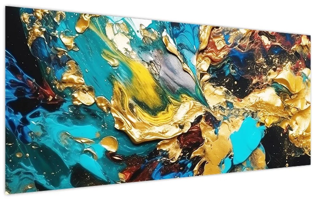 Tablou - Pictură în ulei texturată (120x50 cm)