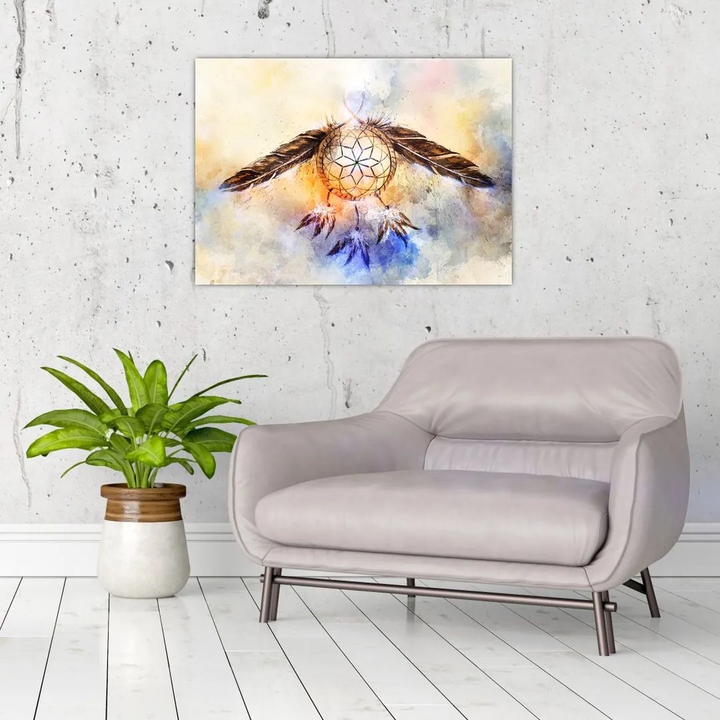 Tablou - Captator de vise cu pene (70x50 cm)