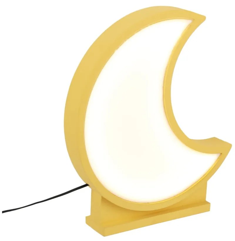 Veioză pentru copii galbenă Moon – Candellux Lighting