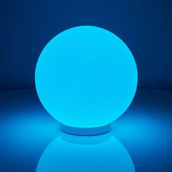 Lampă LED RGBW de masă dimabilă SmartLife LED/5W/5V Wi-Fi Nedis WIFILM10CWT