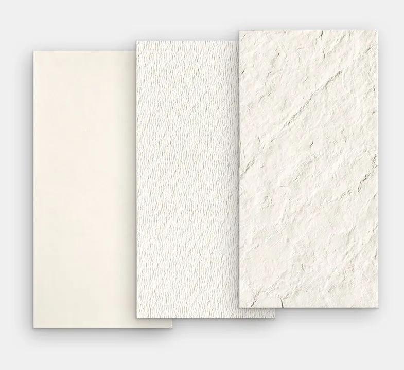 Gresie portelanata rectificata FMG Pietre Trax 60x30cm, 10mm, White Naturale