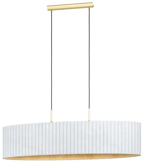 Lustră pe cablu TAMARESCO 2xE27/40W/230V albă Eglo 39764