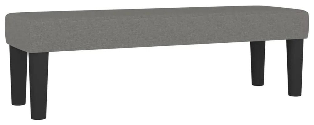 Pat box spring cu saltea, gri inchis, 180x200 cm, textil Morke gra, 180 x 200 cm, Design simplu