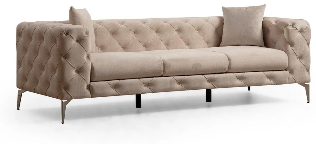 Canapea Fixa Chester cu 3 locuri Clyburn, 237 x 90 x 73 cm