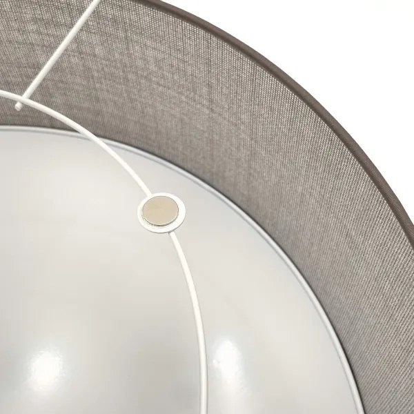 Plafonieră SIRJA, 1xE27/15W/230V, Ø 35 cm, maro