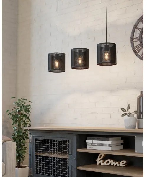 Lustră pe cablu Eglo 43796 MANBY 3xE27/40W/230V