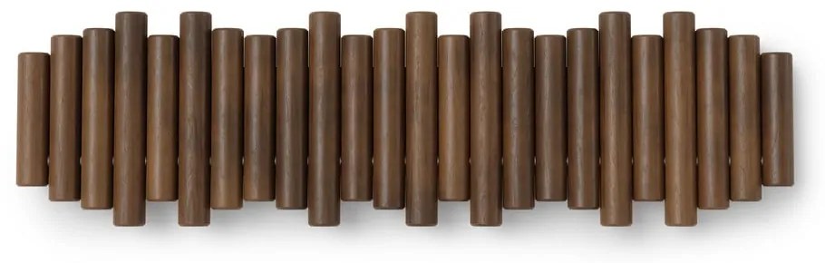 Cuier de perete maro închis din lemn de pin 61 cm Picket – Umbra