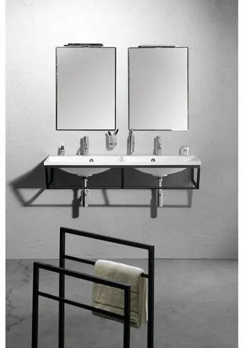 SAPHO Ska311 Ska suport pentru prosoape 55 x 79 x20 cm, alb mat