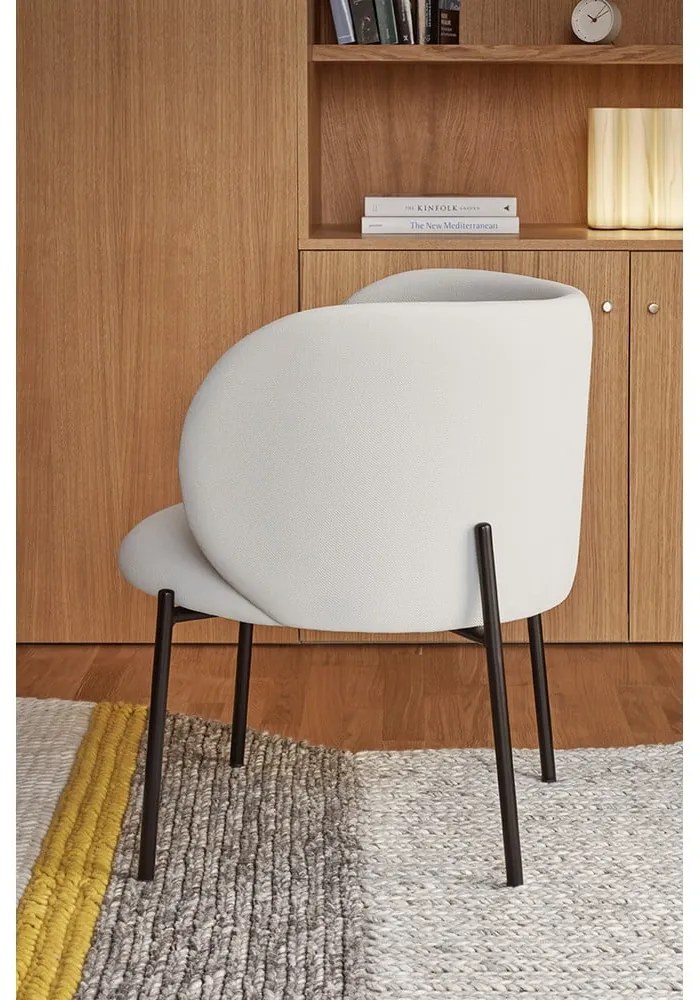 Fotoliu Teulat Mogi, gri deschis