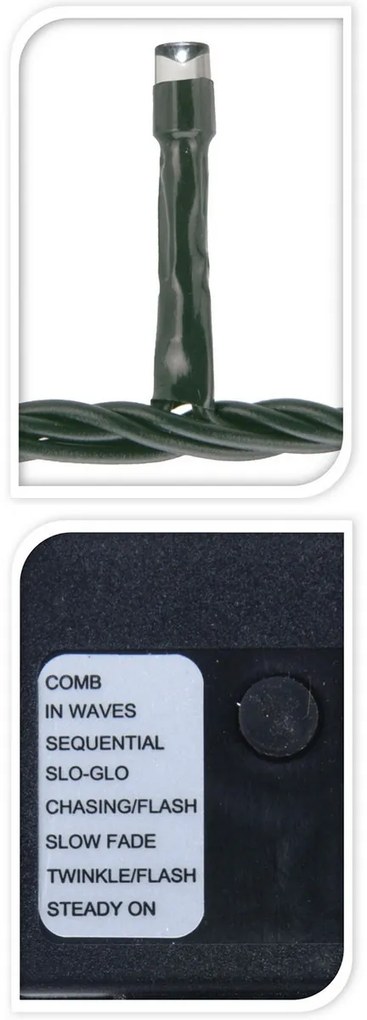 Instalație pom de Crăciun Cluster, colorată, 560 LED-uri