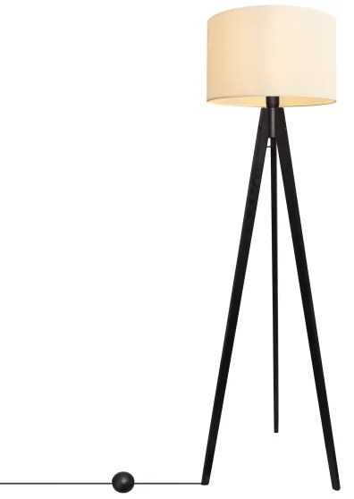 Lampadar ALBA 1xE27/15W/230V crem/pin