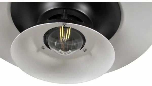 Lustră pe cablu BERIT 1xE27/20W/230V negru