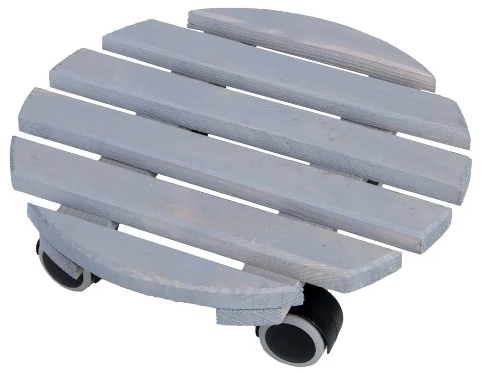 Bază mobilă pentru ghiveci din lemn ø 29 cm (înălțime 8 cm) Indoor – Esschert Design