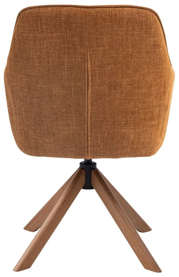 Set de scaune de sufragerie portocaliu 2 buc. tapițat Avola – Unique Furniture