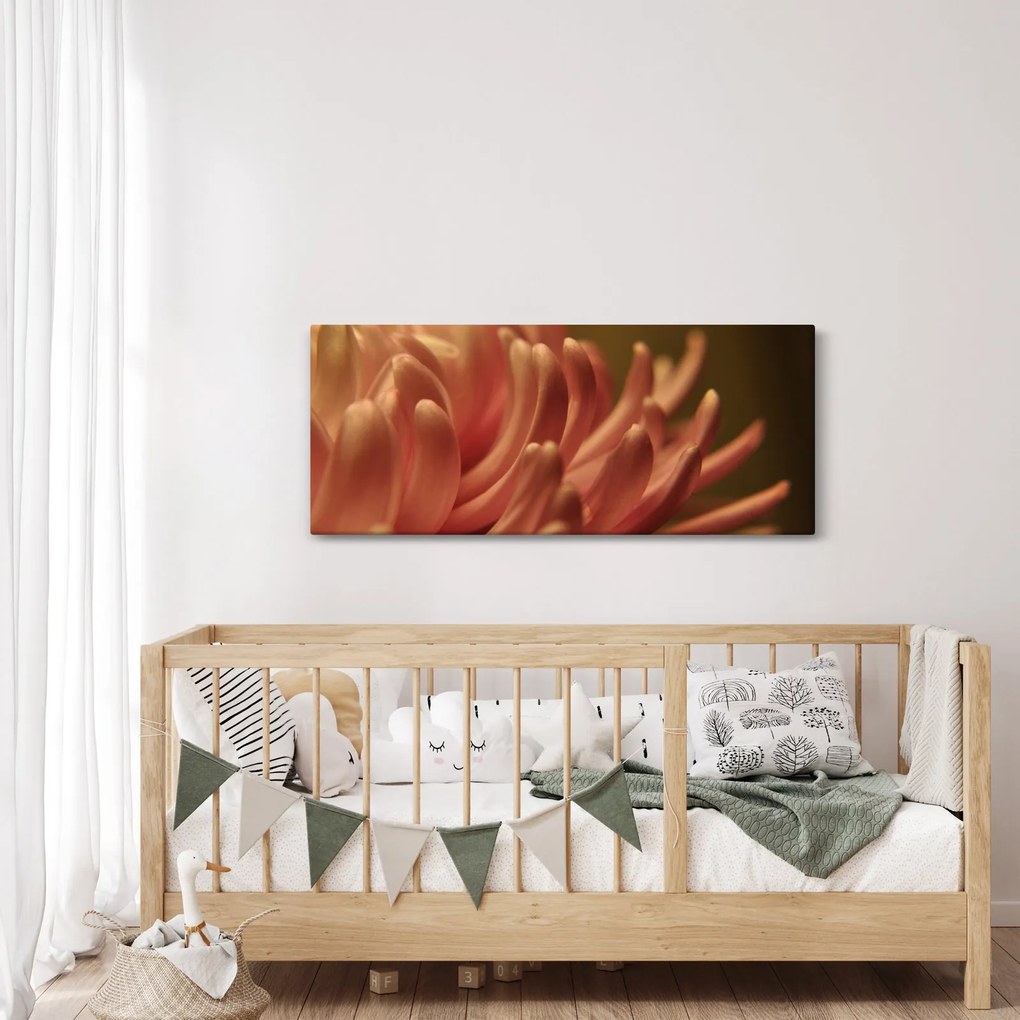 Tablou cu detailu florii (120x50 cm)