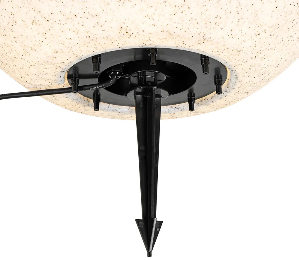 Lampă inteligentă de exterior gri 56 cm IP44 incl Wifi A60 - Nura