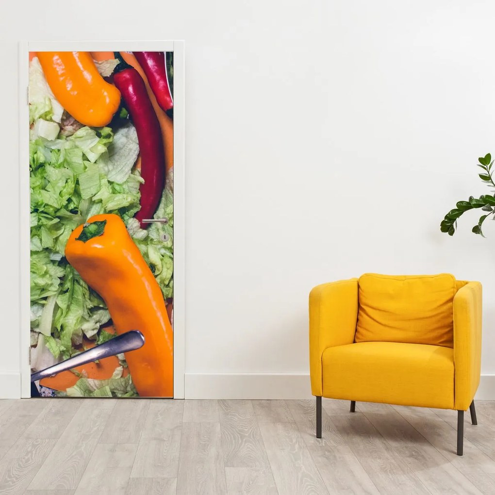 Fototapet pentru ușă - Legume (95x205cm)