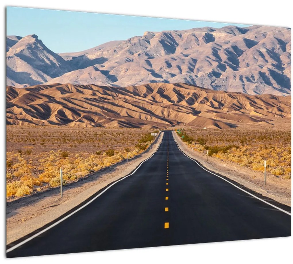 Tablou pe sticlă - Death Valley, Kalifornie, USA (70x50 cm)