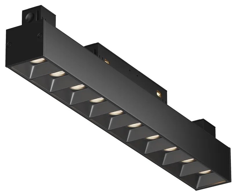 Modul LED, accesoriu pentru sina magnetica S35, Points negru 20W 3000K