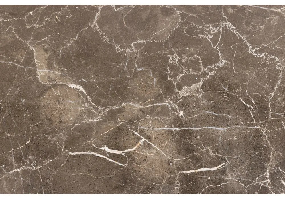 Măsuță auxiliară rotundă cu blat din marmură ø 42 cm Avila – Actona