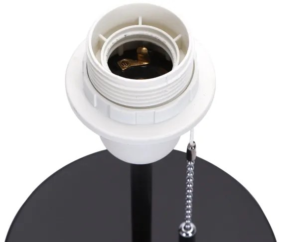 Lampă de masă cu USB Aigostar 1xE27/40W/230V negru