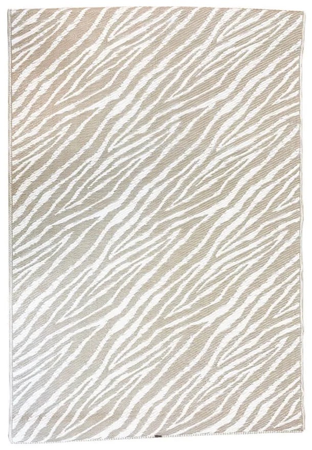 Covor de exterior, cu doua fete, 180x120 cm, bej