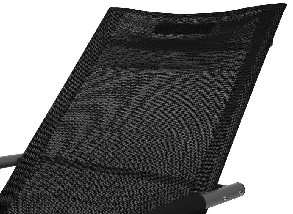 Șezlong pentru grădină Carro (negru). Promo -40%. 1011563