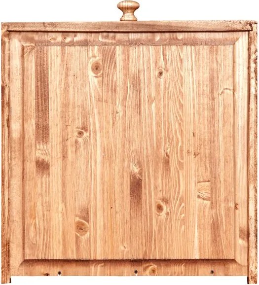 Masa fixa, L140 80 H80 cm, cu sertar, lemn masiv natur antic