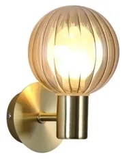 Searchlight LUMINSPHERE 30506GO - Aplică de perete 1xG9/7W/230V, alamă