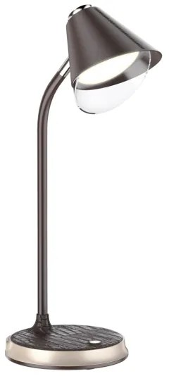 Immax 08971L - Lampă de birou LED reglabilă FINCH LED/9W/12/230V maro/auriu