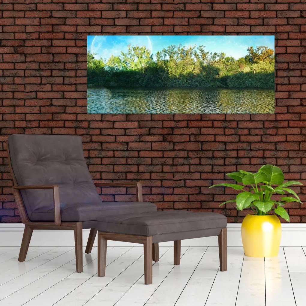 Tablou - lac (120x50 cm)