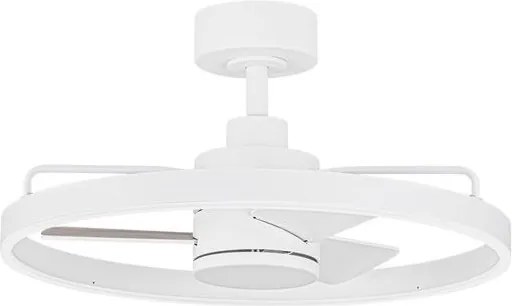 Lustra LED cu ventilator si telecomanda LUNAIR alb