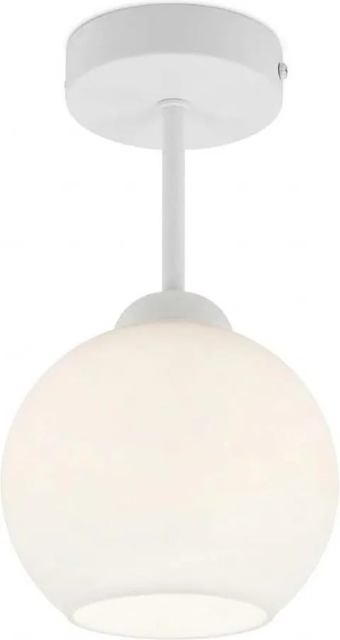 BRILAGI - LED lustru aplicat RETRO GLASS 1xE27/60W/230V Ø 15 cm alb