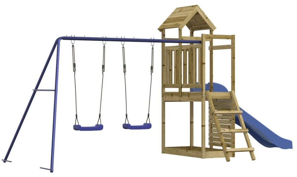 Set de joaca pentru exterior, lemn de pin impregnat