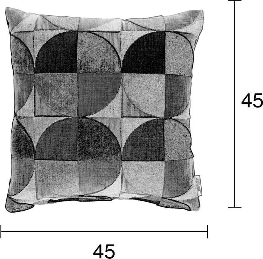 Pernă decorativă 45x45 cm Club - Zuiver