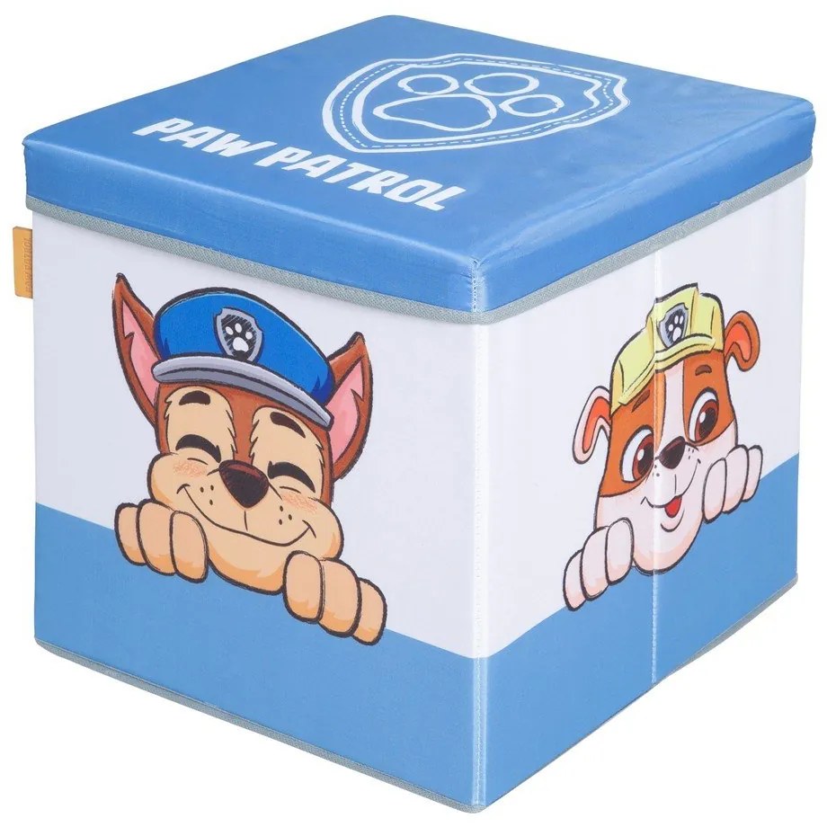 Organizator de jucării pentru copii din material textil 30x30x30 cm Paw Patrol – Roba