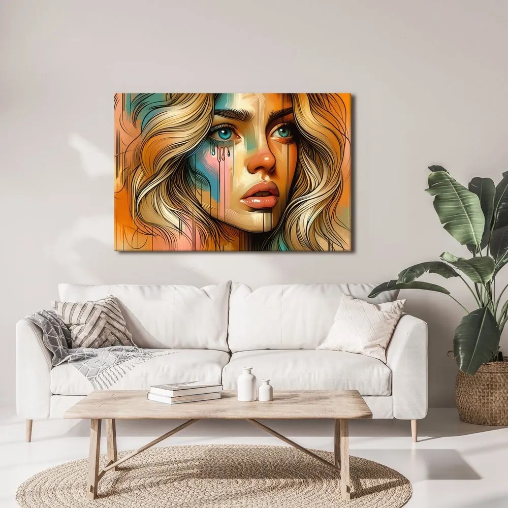 Tablou portret modern de femeie