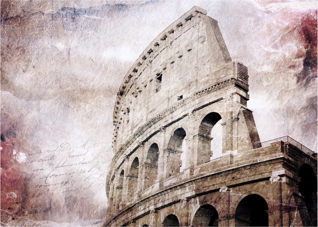 Tablou pe sticlă - Colosseum, Roma, Italia (70x50 cm)