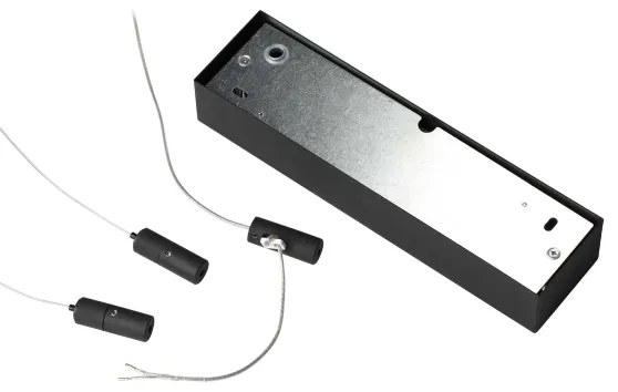 Ideal Lux - Lustră LED pe cablu ORACLE SLIM LED/29W/230V 4000K Ø 50 cm negru