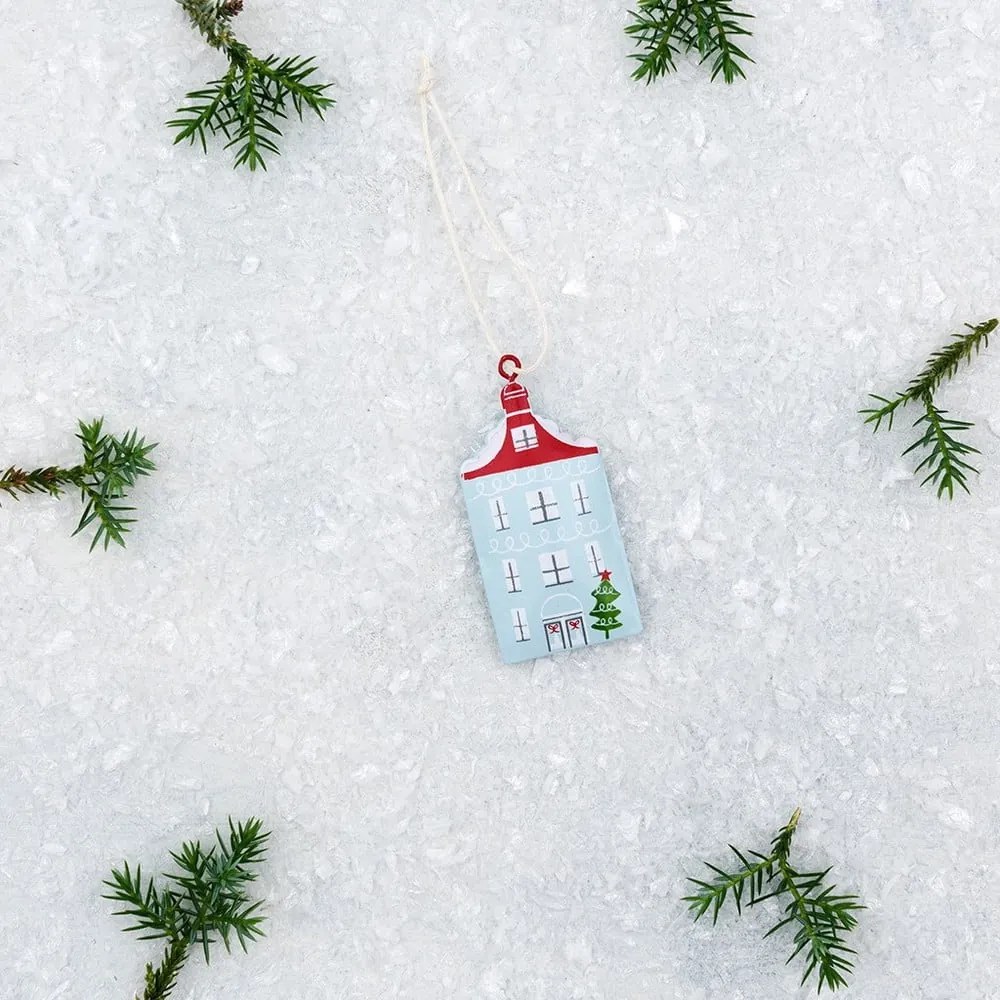 Decorațiune pictată manual pentru bradul de Crăciun Rex London House